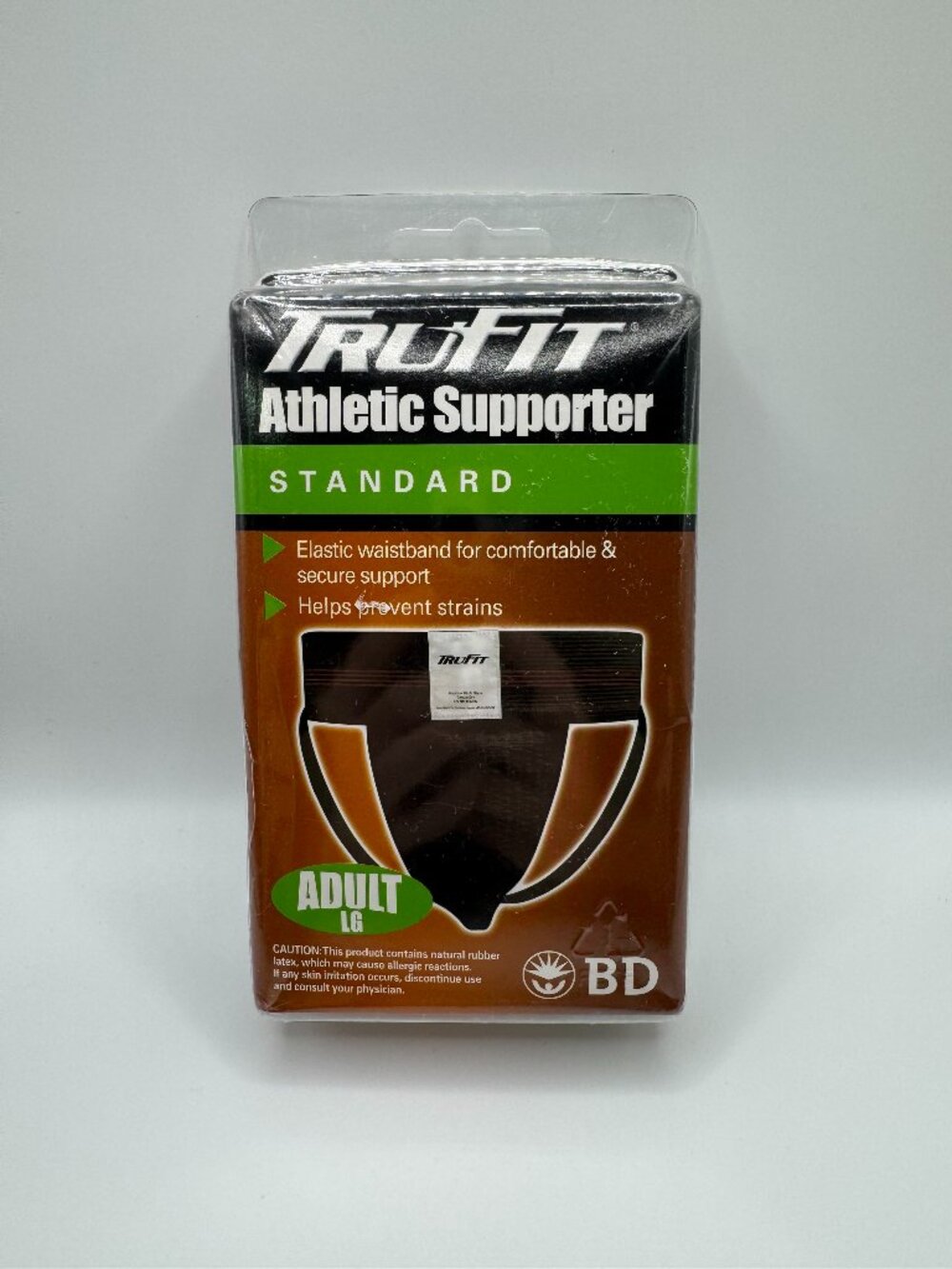 Tru-Fit Athletic Adult Supporter Large 38-44" Jock Strap - Black